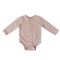 Maillot une-pièce essentiel en coton biologique PEHR - Rose pâle 