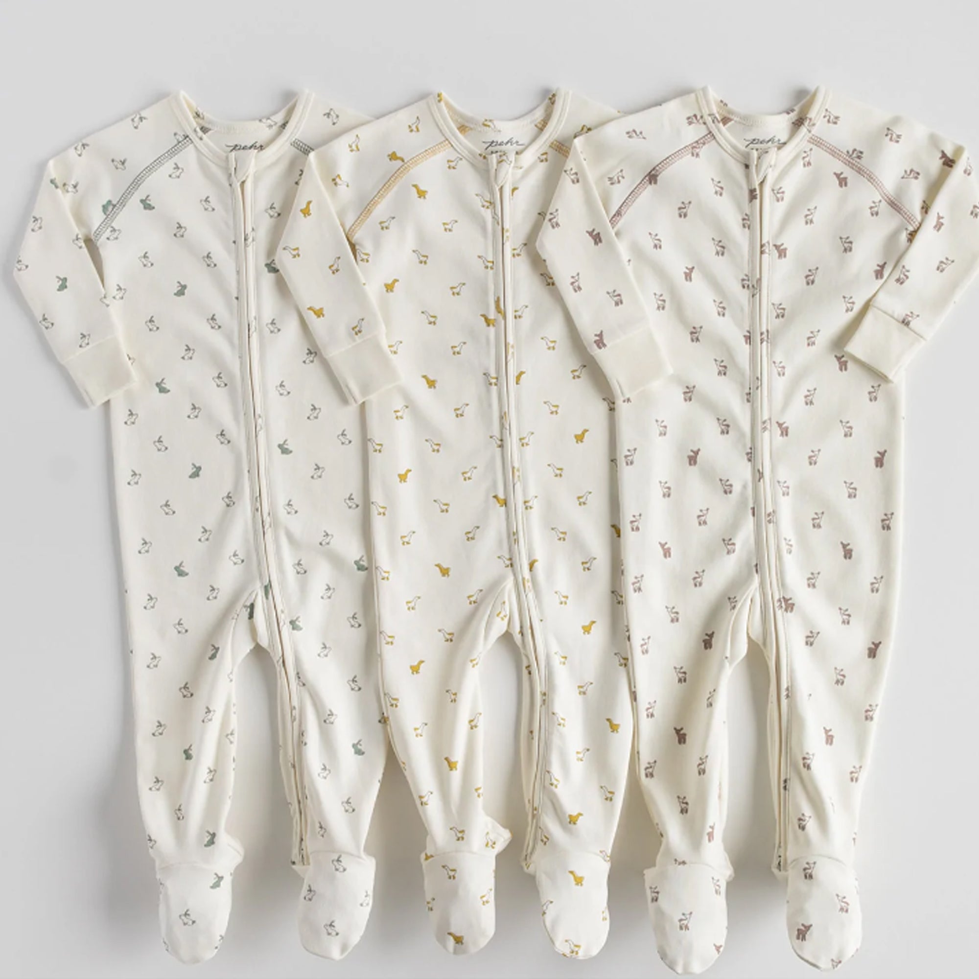 PEHR Organic Cotton Sleeper - Hatchling Fawn