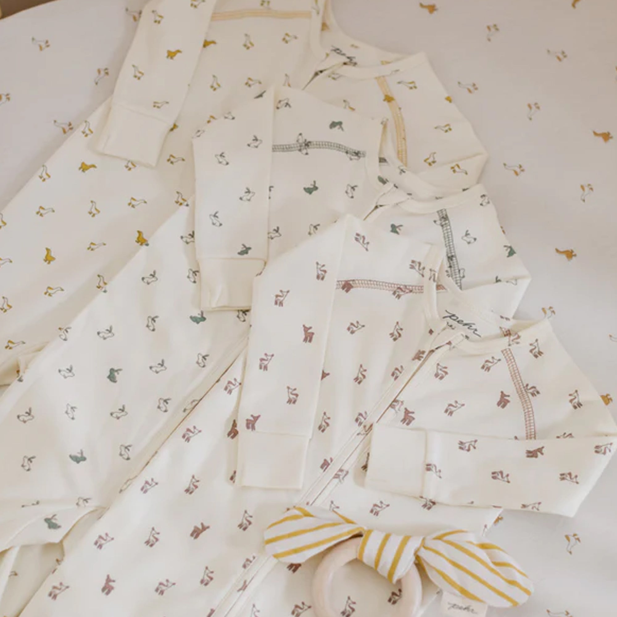 PEHR Organic Cotton Sleeper - Hatchling Fawn