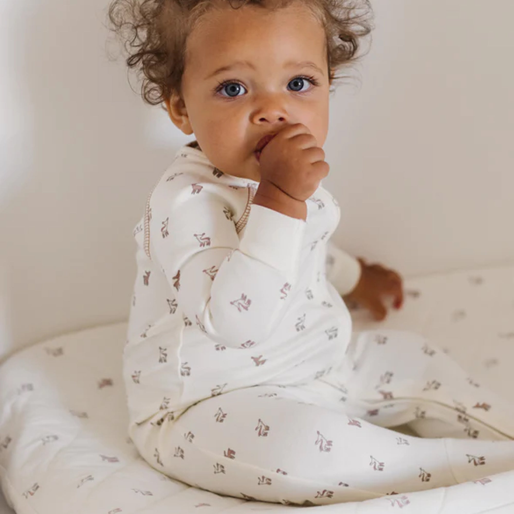 PEHR Organic Cotton Sleeper - Hatchling Fawn