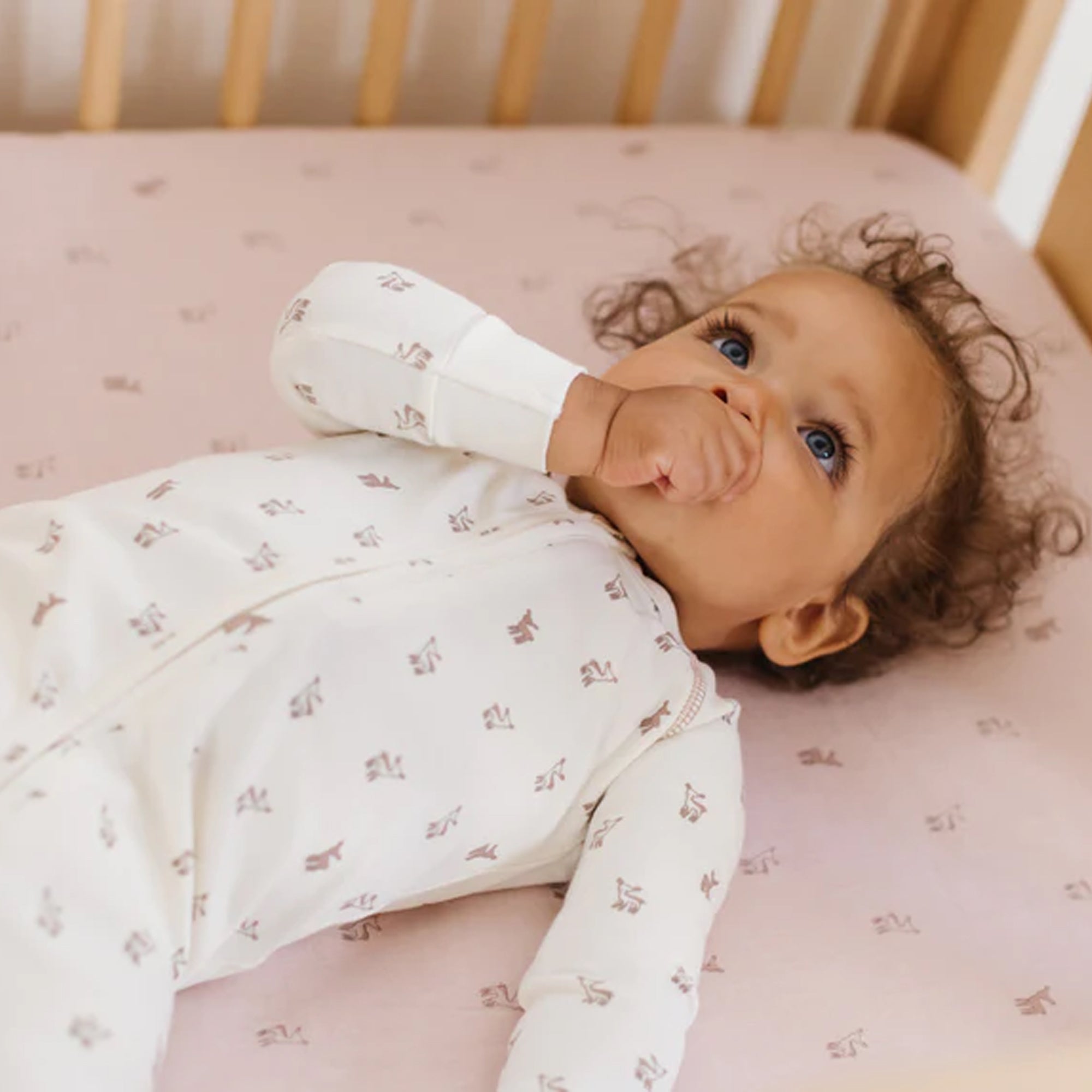 PEHR Organic Cotton Sleeper - Hatchling Fawn