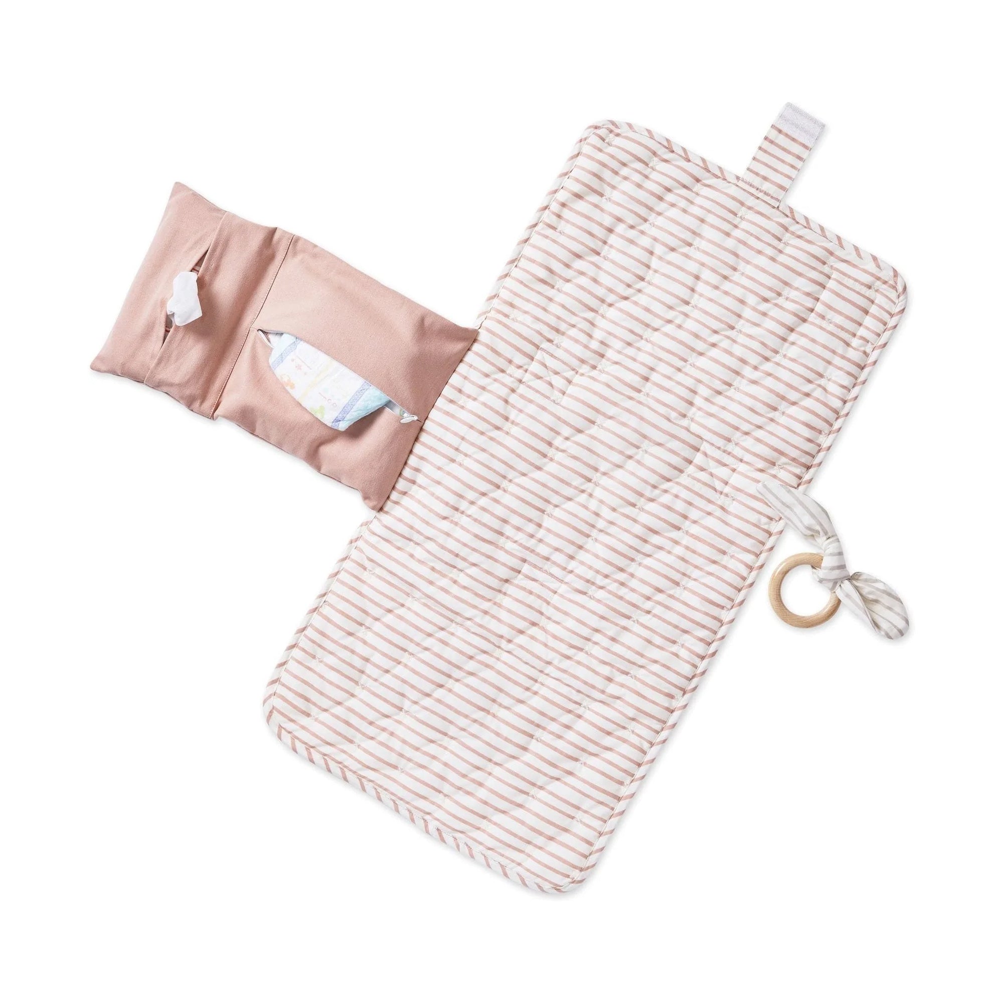 PEHR Striped On the Go Portable Changing Pad