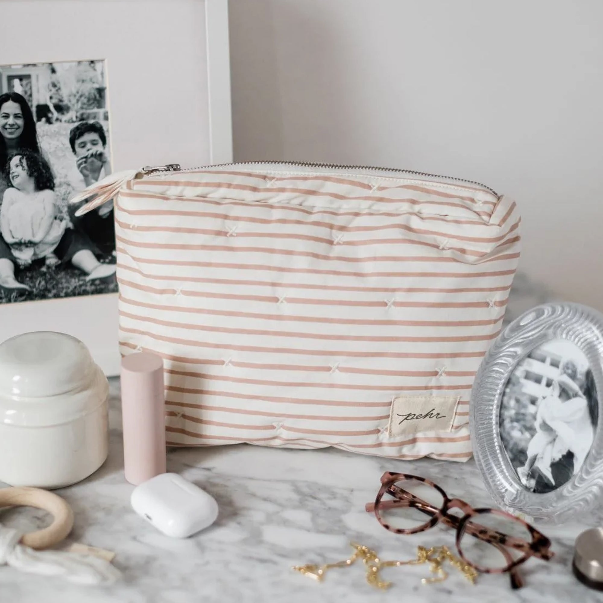 PEHR Striped On the Go Portable Pouch