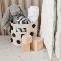 Thumbnail for PEHR Hatchlings Crib Sheet (Chambray cotton) - Bunny