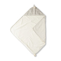 Thumbnail for PEHR Hooded Towel - Stripes Away Pebble Grey