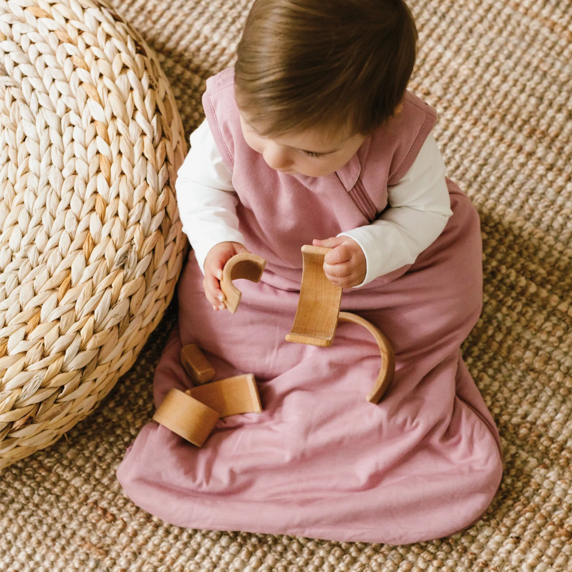 PERLIMPINPIN Quilted Bamboo Sleep Bag 2.5Tog - Lotus