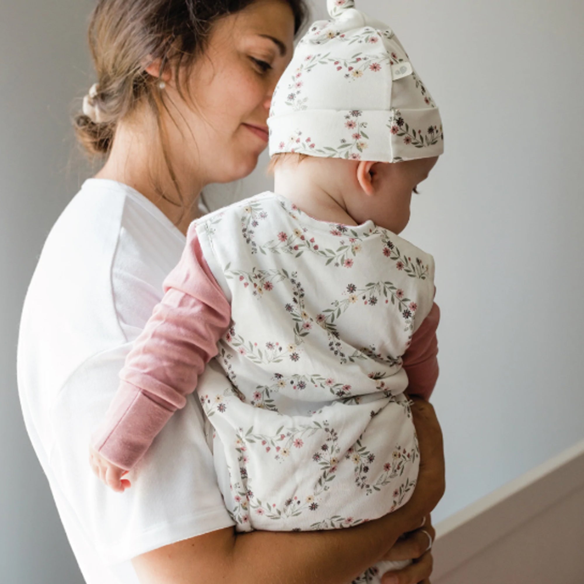 PERLIMPINPIN Quilted Bamboo Sleep Bag 2.5Tog - Heart