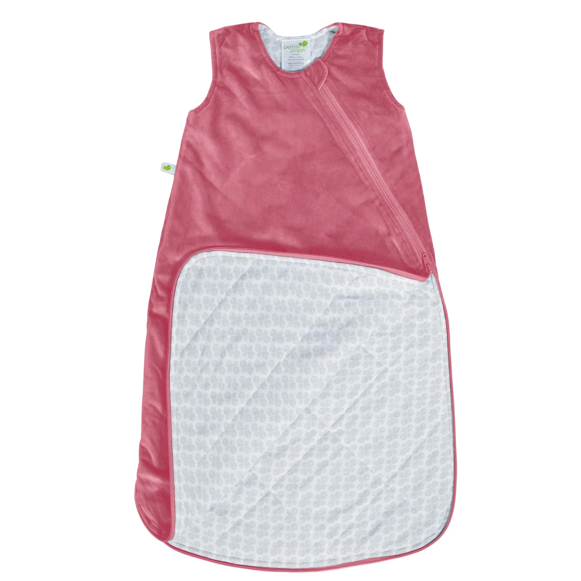 PERLIMPINPIN Velvet Sleep Bag 2.5Tog - Raspberry