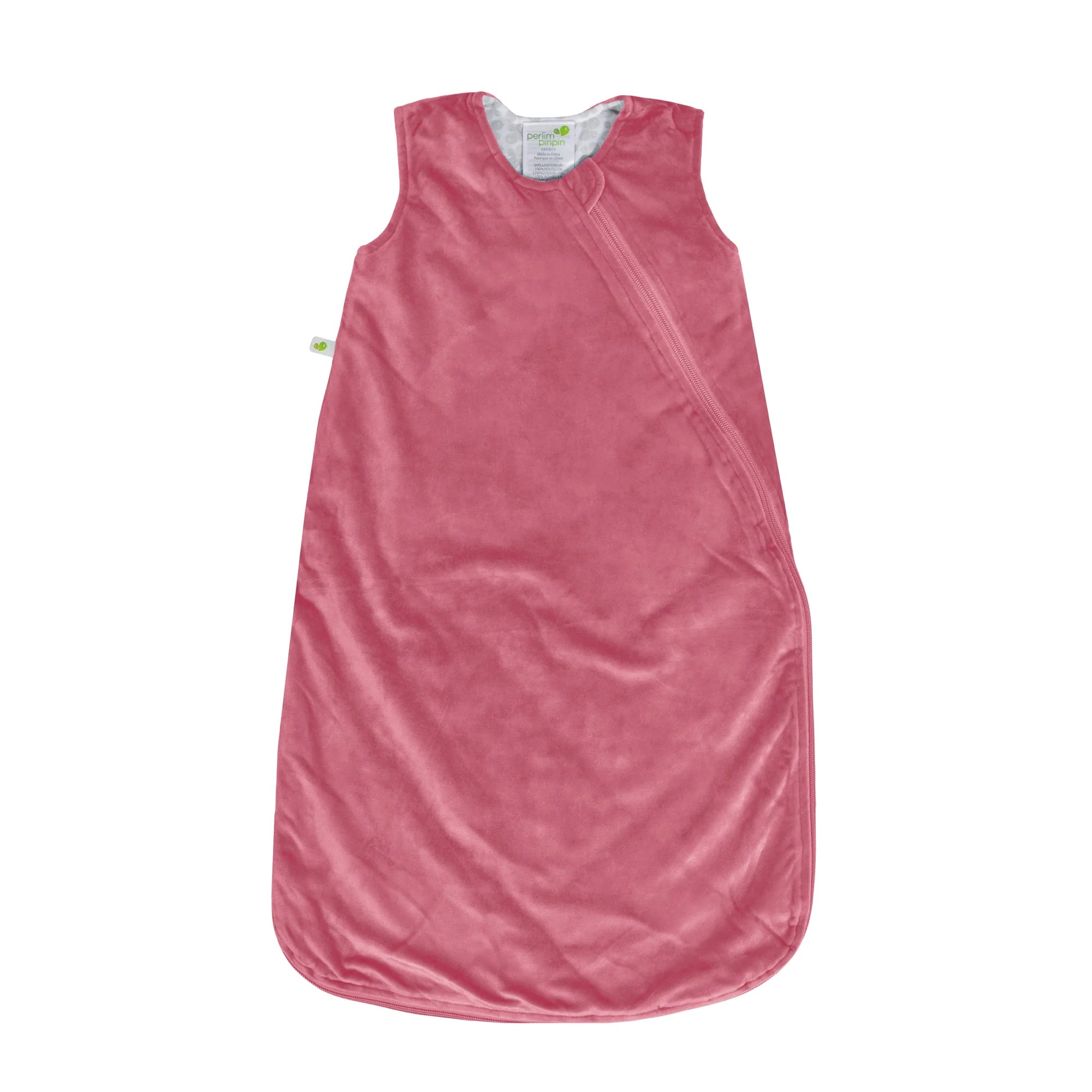 PERLIMPINPIN Velvet Sleep Bag 2.5Tog - Raspberry