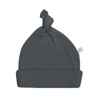 Thumbnail for PERLIMPINPIN Bamboo Knotted Hat (1-3M) - Charcoal