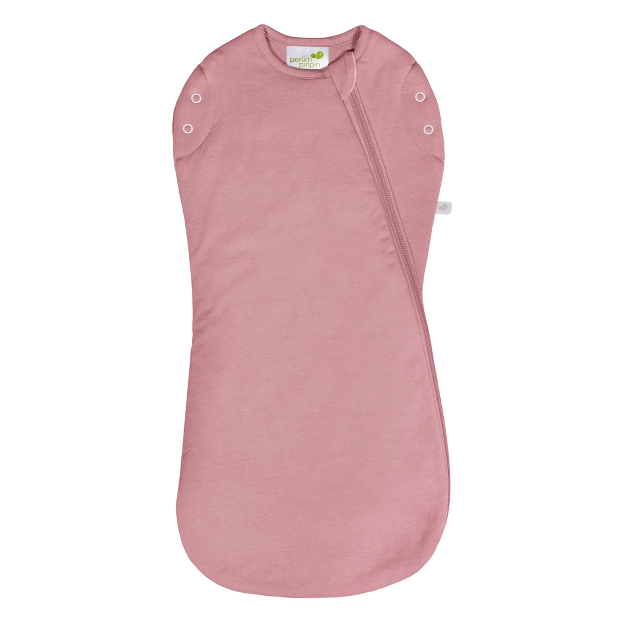 PERLIMPINPIN Quilted Bamboo Sleep Bag Newborn - Solid Lotus