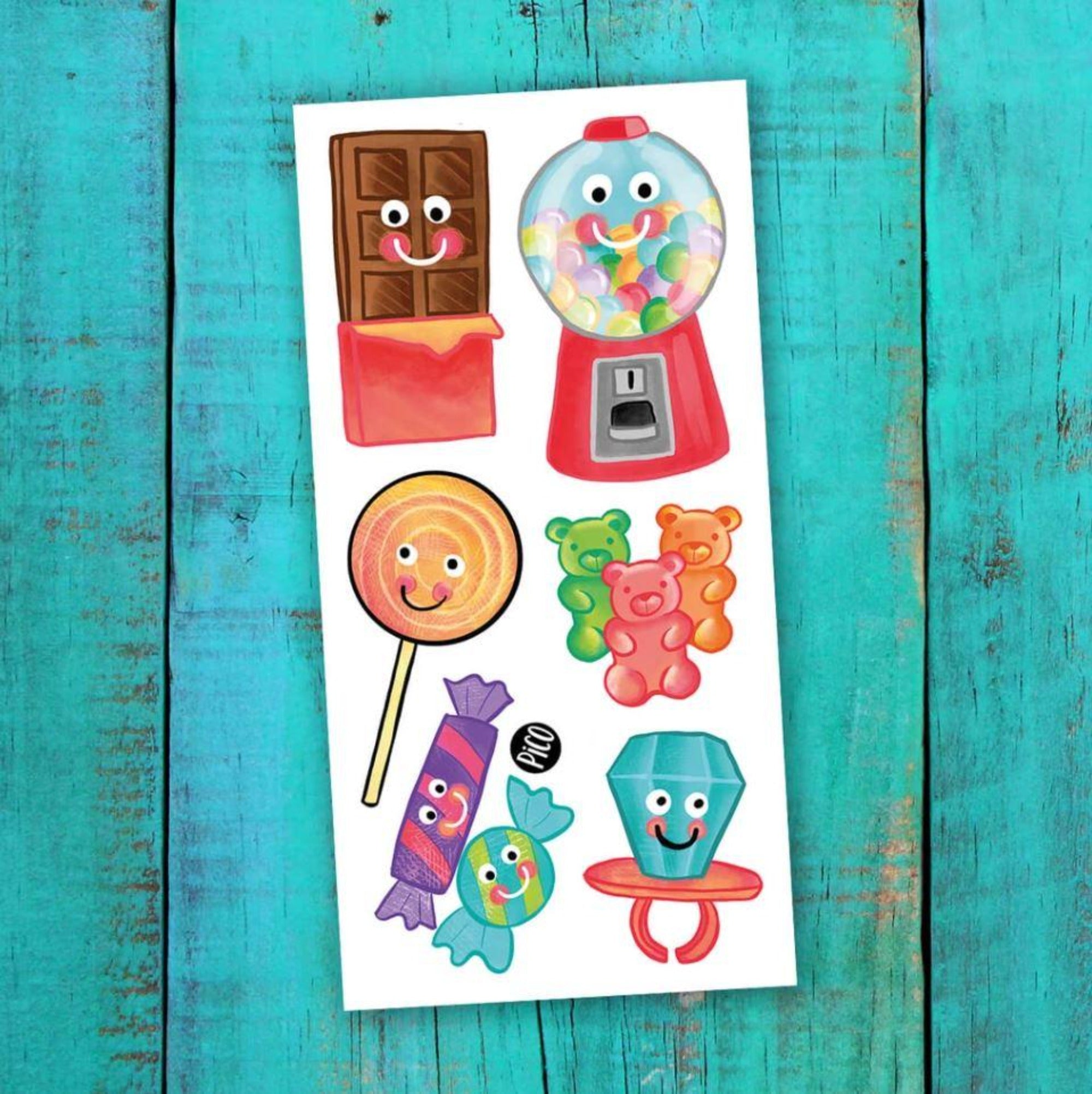 PICO TATOO Temporary Tattoo - Crazy Sweets