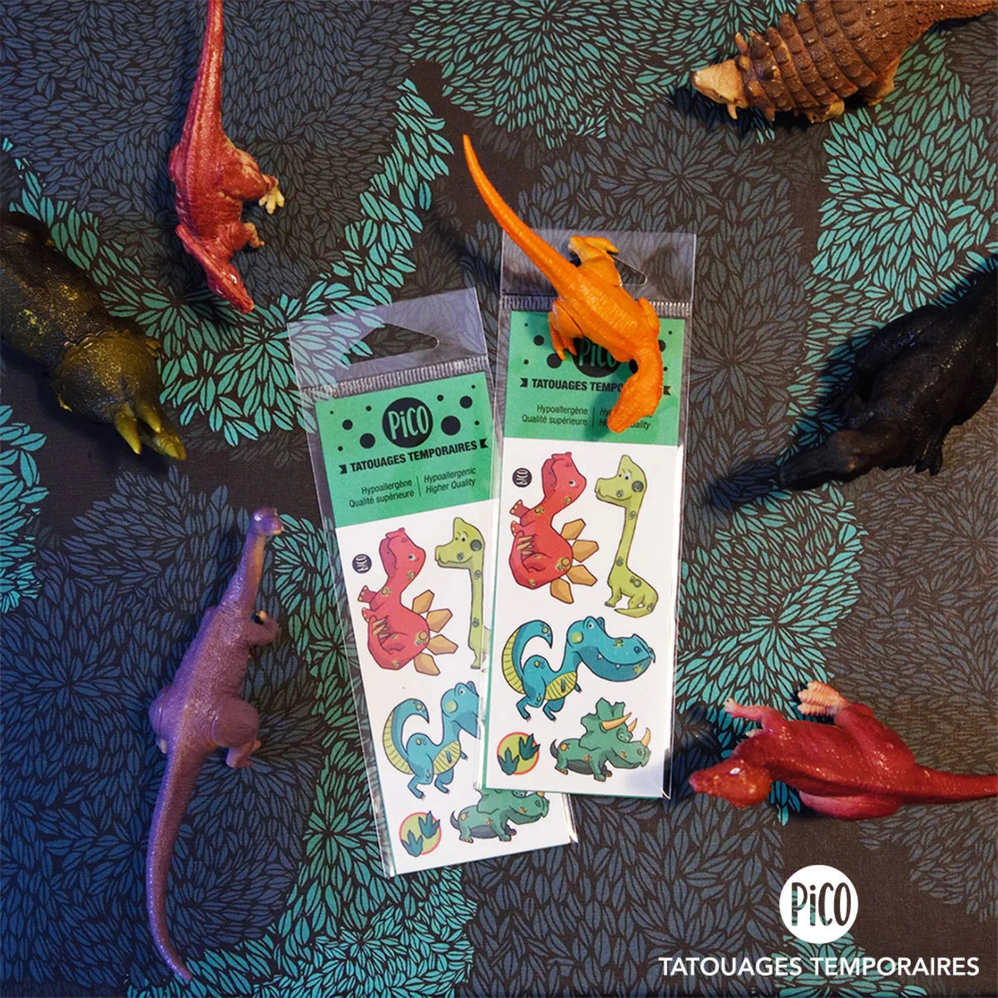 Tatouage temporaire PICO TATOO - Dinosaures