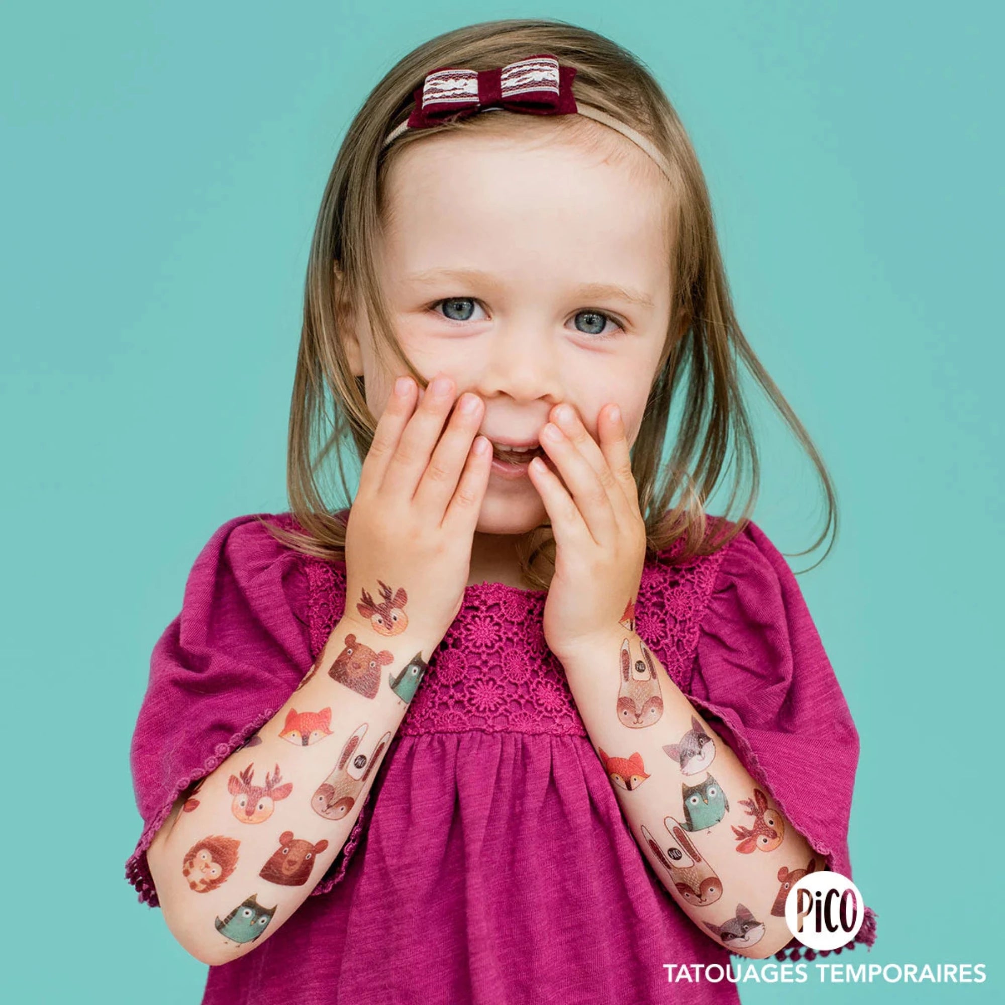 Tatouage temporaire PICO TATOO - Animaux de la forêt