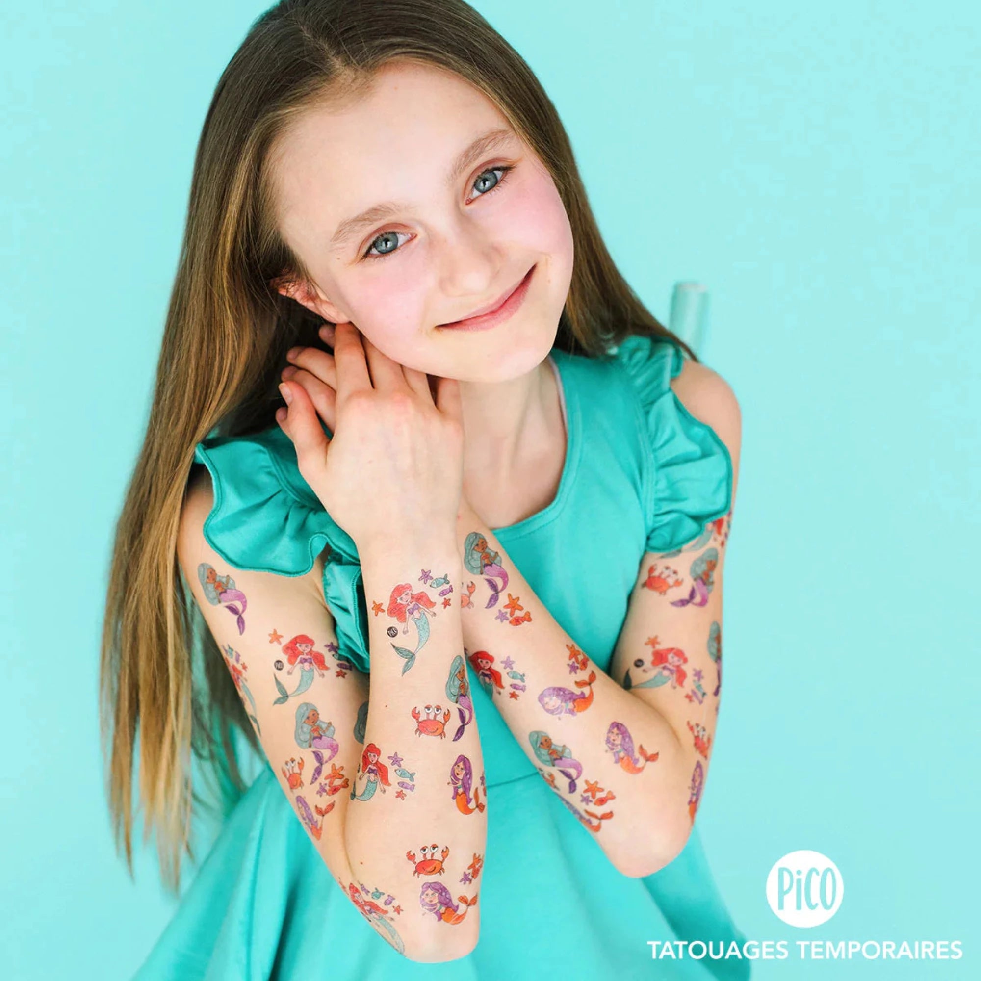 PICO TATOO Tatouage temporaire - Sirènes