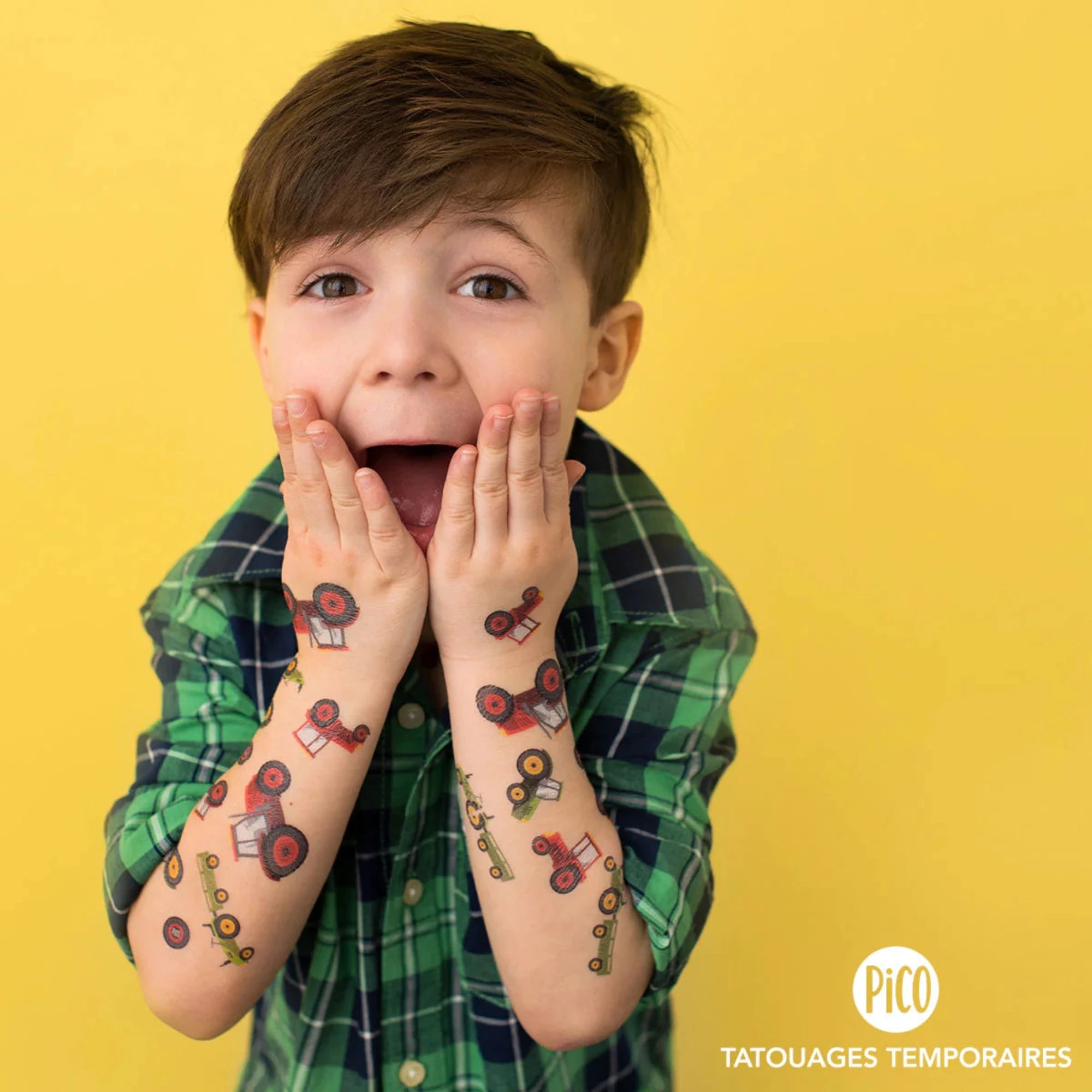 Tatouage temporaire PICO TATOO - Tracteurs