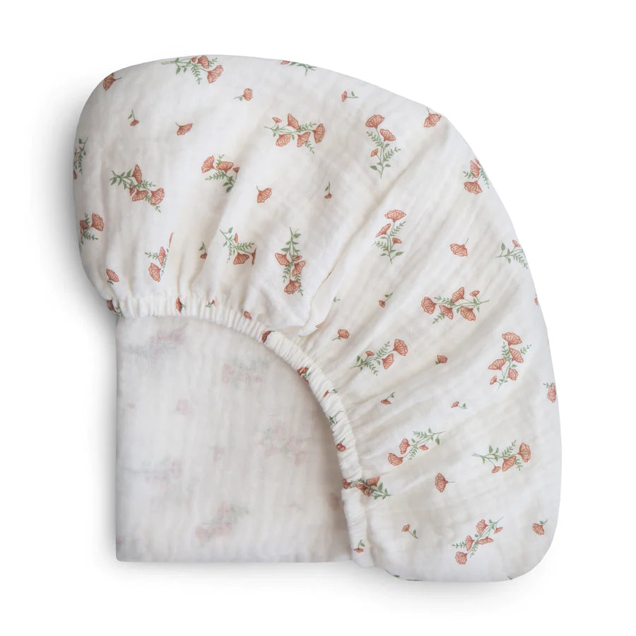 Drap en mousseline extra doux pour berceau MUSHIE