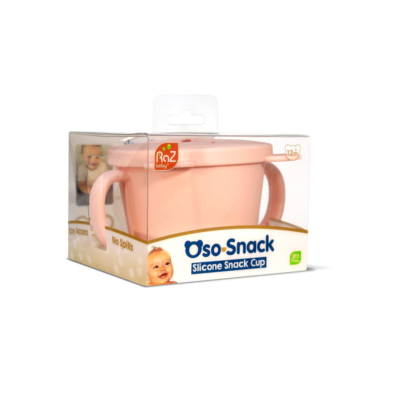 RAZBABY Oso Snack Cup - Pink