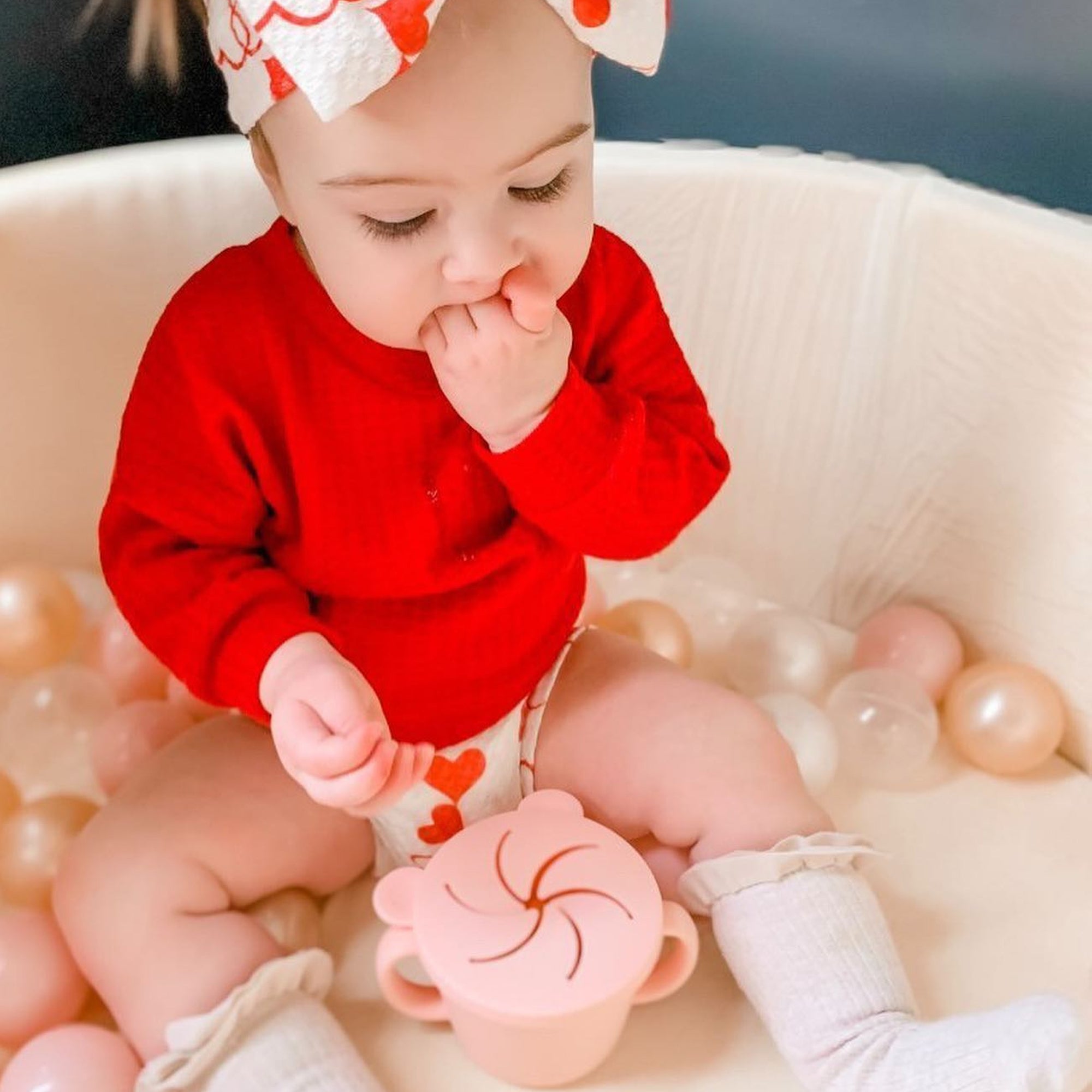 RAZBABY Oso Snack Cup - Pink