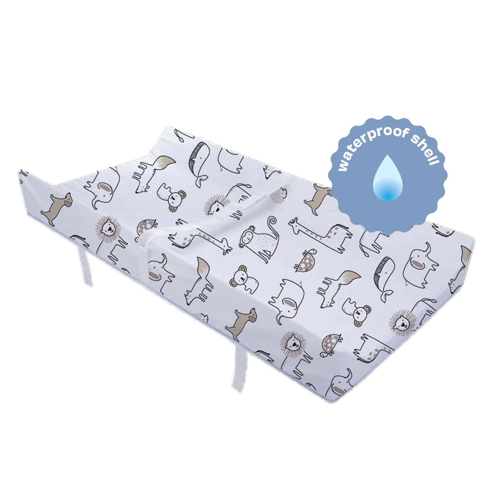 SIMMONS Contoured Changing Pad - Animals