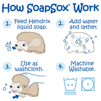 Vignette pour SOAPSOX Gommage pour le bain - Hendrix le hérisson