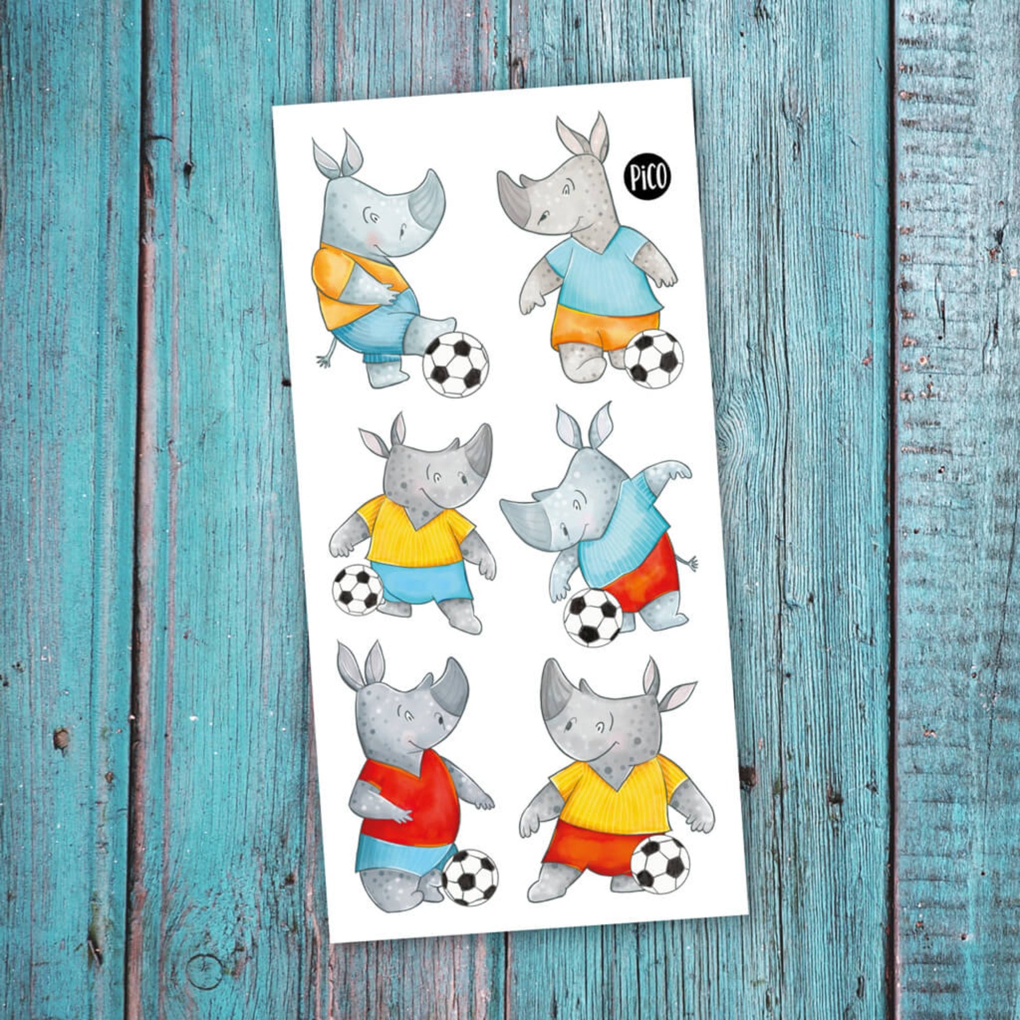 Tatouage temporaire PICO TATOO - Rico le footballeur