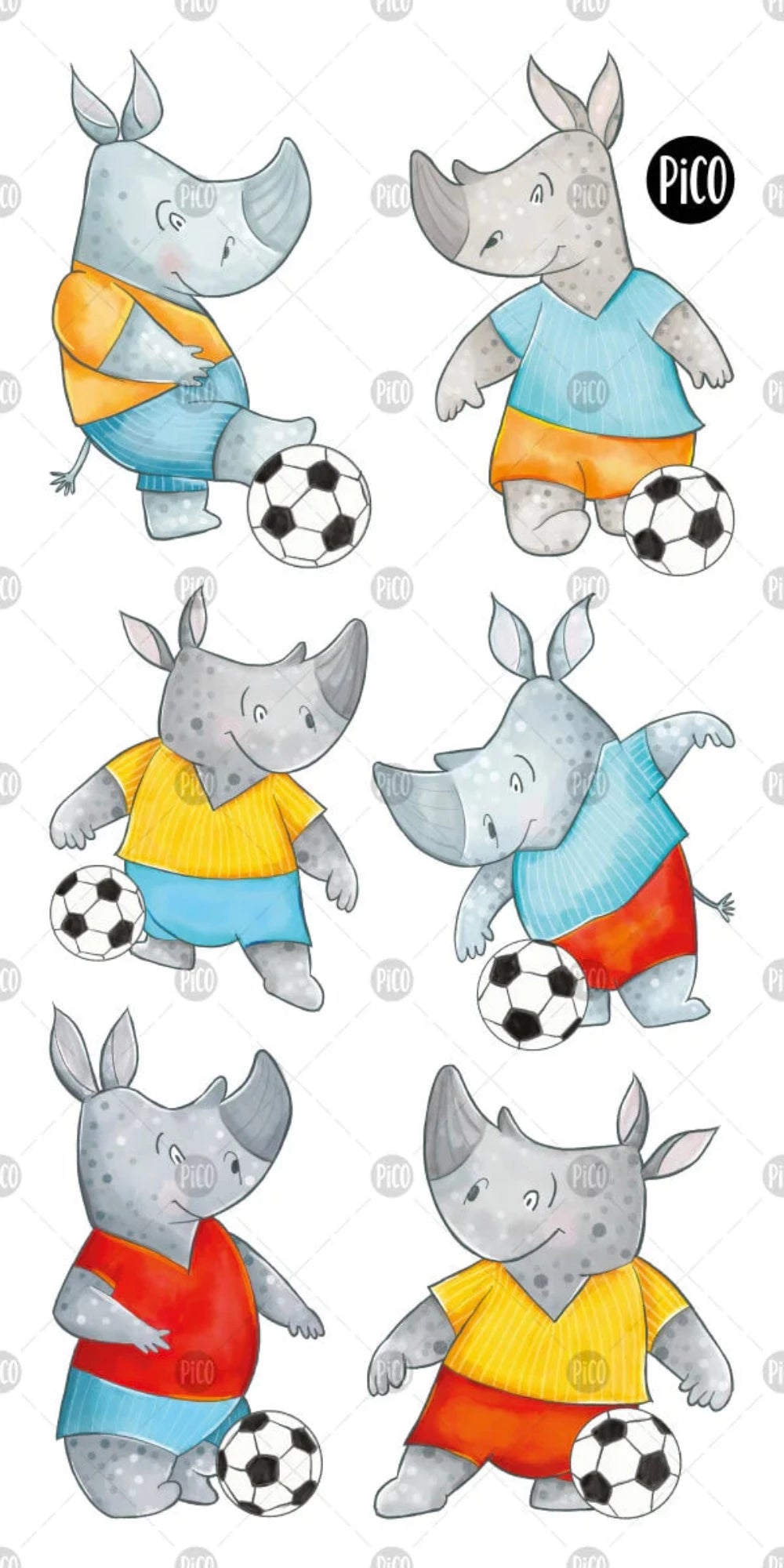 Tatouage temporaire PICO TATOO - Rico le footballeur