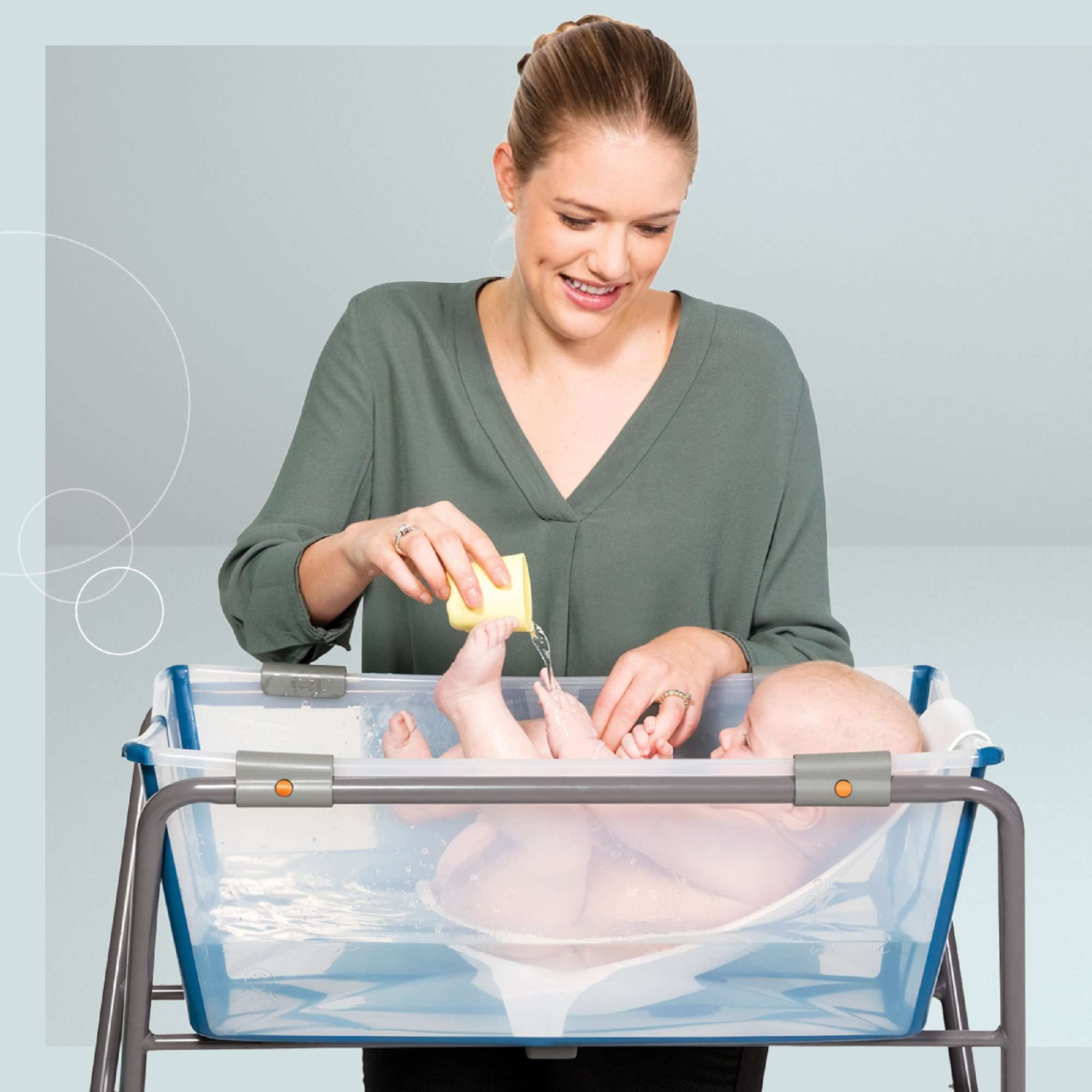 stokke flexi bath and stand Stokke - Grey Flexi Bath Stand
