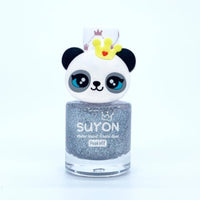 Thumbnail for SUYON Peel Off Nail Polish - Panda Glitter Silver