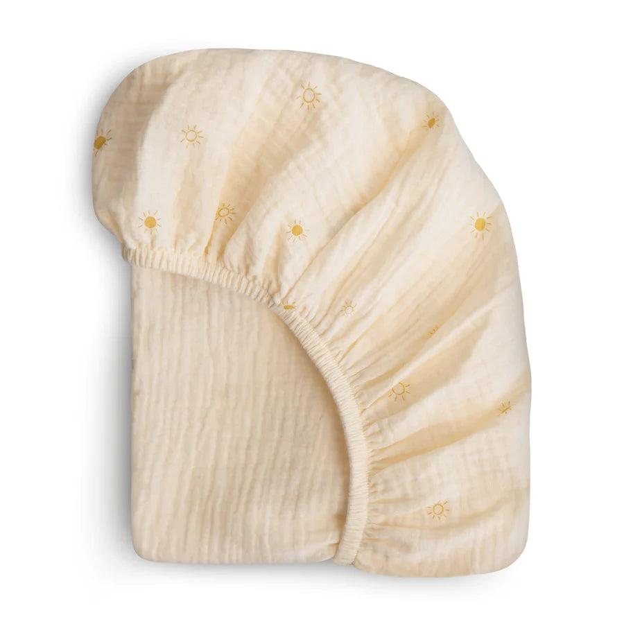 Drap en mousseline extra doux pour berceau MUSHIE
