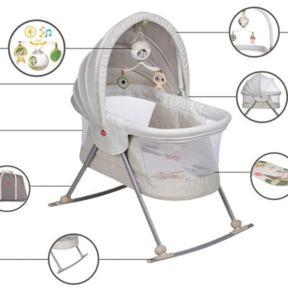 Berceau de luxe 2 en 2 TINY LOVE - Boho Chic