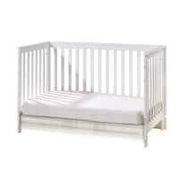 Thumbnail for TULIP Olson Convertible Crib and 3 Drawer Dresser XL (sold as a set only) - White (Crib)  / White/Mosaic (Dresser)