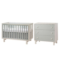 Thumbnail for TULIP Bjorn Classic Crib and 3 Drawer Dresser XL (sold as a set only)