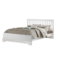 Vignette pour lit de bébé convertible TULIP Olson et commode à 3 tiroirs XL (vendus en ensemble seulement) - Blanc (lit de bébé) / Blanc/mosaïque (commode)