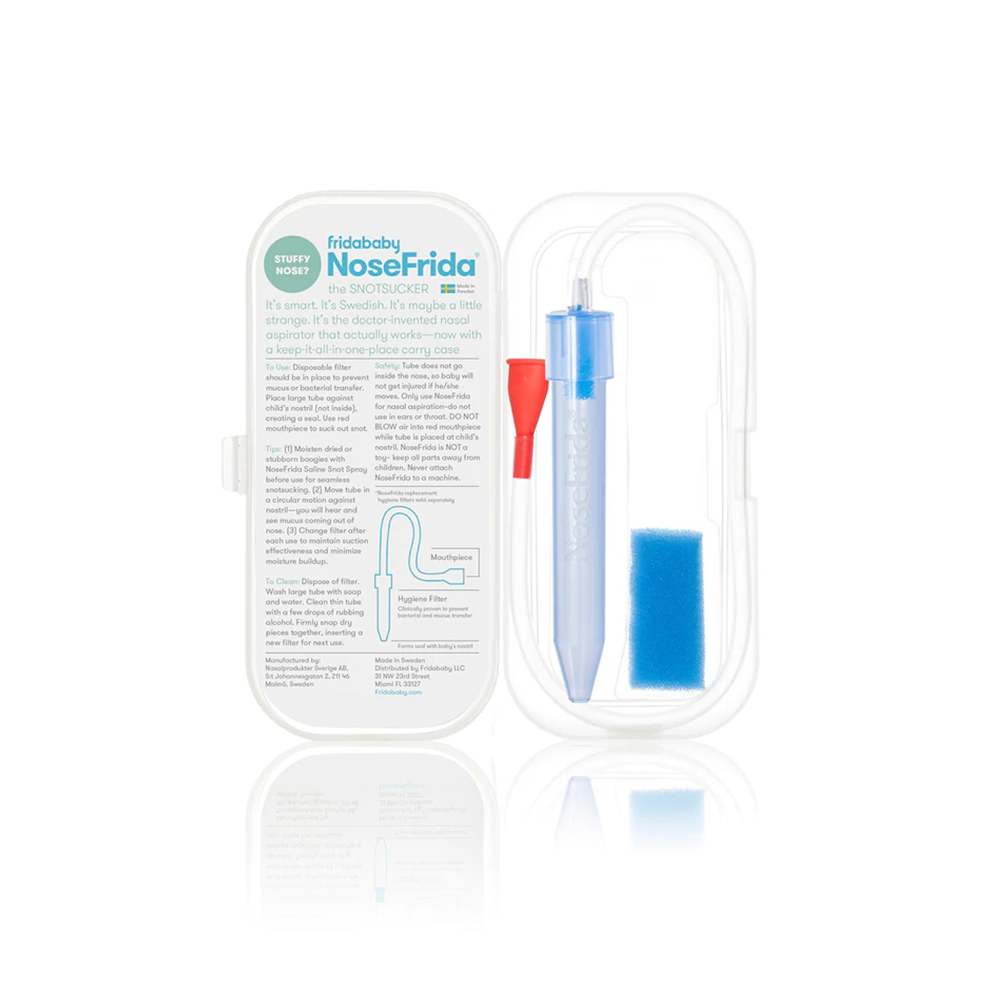 FRIDABABY The Snot Sucker Nasal Aspirator + Travel Case