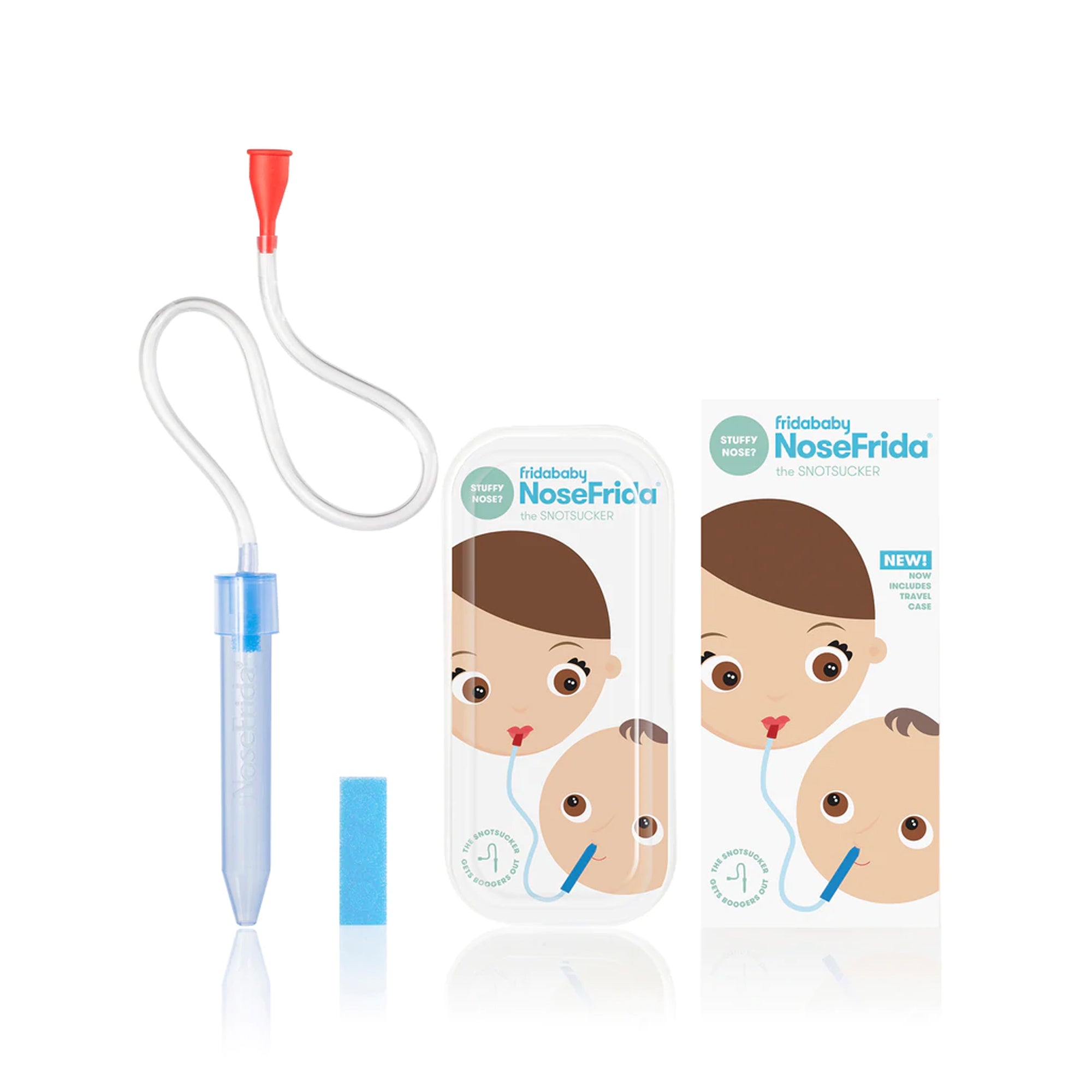 FRIDABABY The Snot Sucker Nasal Aspirator + Travel Case
