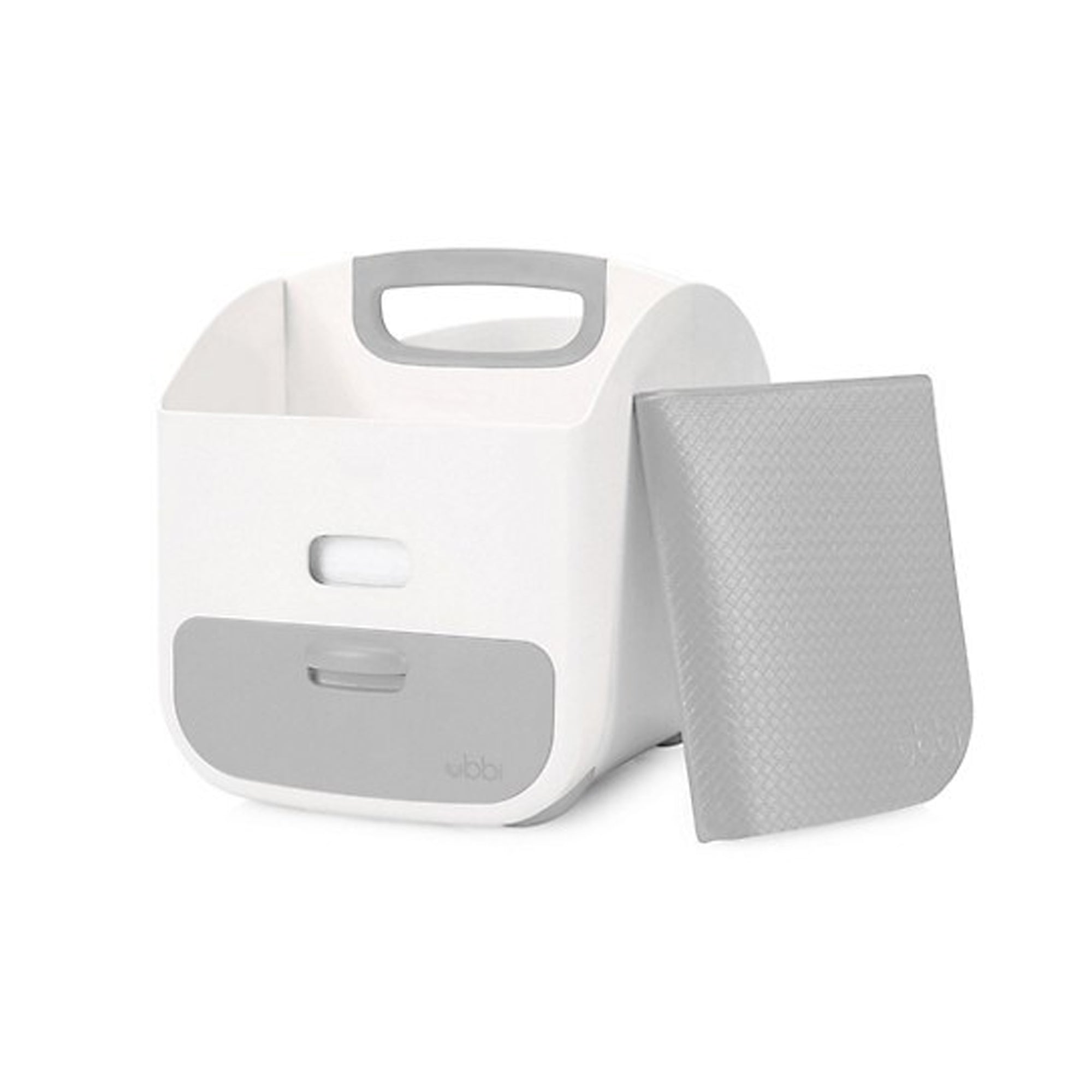 UBBI Diaper Caddy - White/Grey