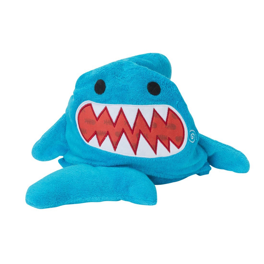 Serviette de bain à capuche en tissu éponge pelucheux ZOOCCHINI pour enfants (à partir de 2 ans) - Requin Sherman