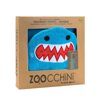 Miniature pour serviette de bain à capuche en éponge pour enfants ZOOCCHINI (2 ans et plus) - Sherman Shark