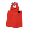 ZOOCCHINI Kids Plush Terry Hooded Bath Towel Bosley Bear 2Y+