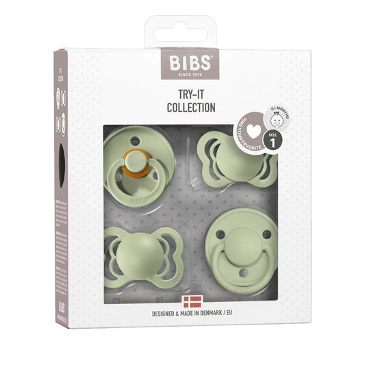 BIBS Try-It Collection - 4pk - Size 1 - Sage