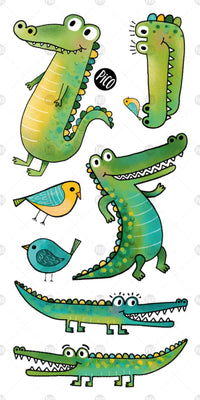 Vignette de PICO TATOO Tatouage Temporaire - Marco le Crocodile