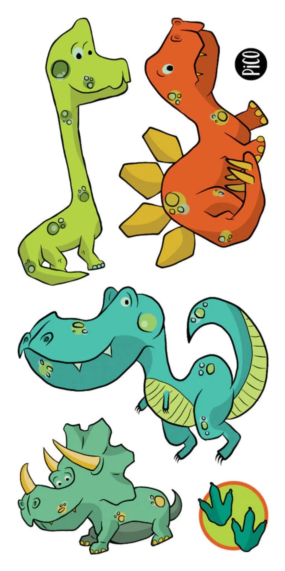 Tatouage temporaire PICO TATOO - Dinosaures