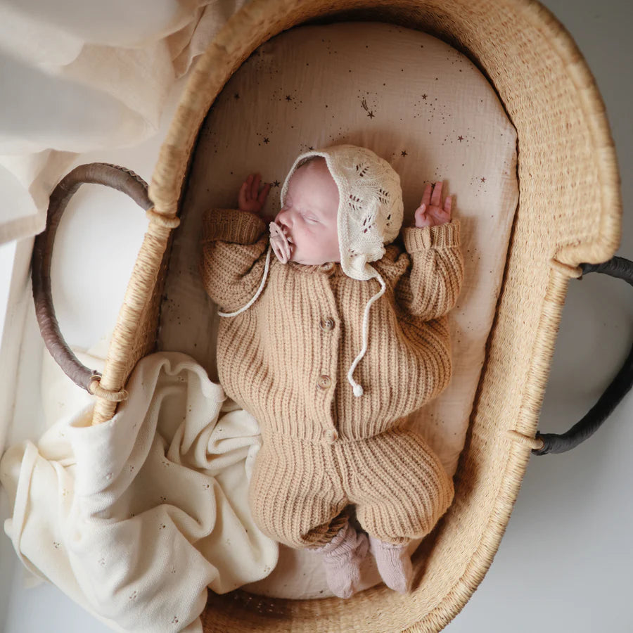 Drap en mousseline extra doux pour berceau MUSHIE