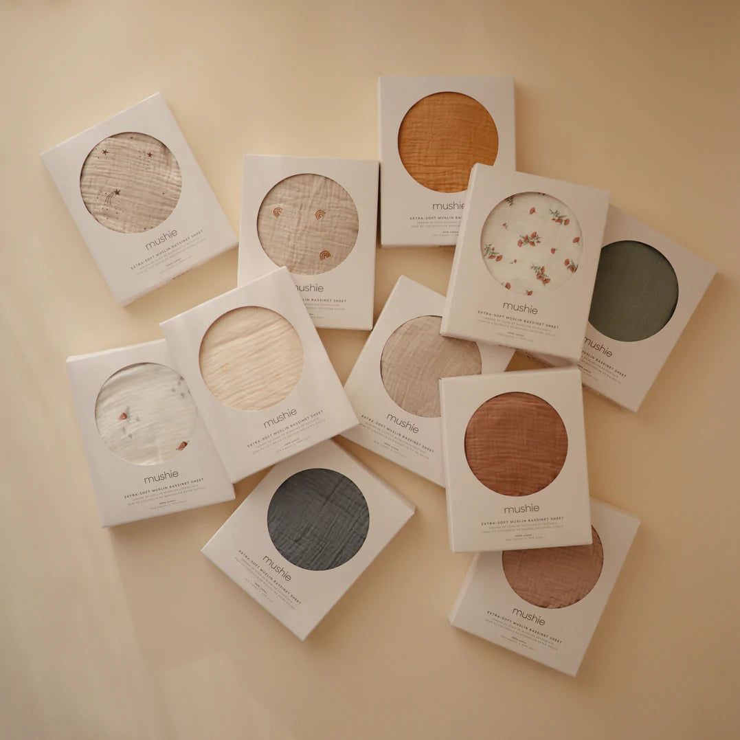 Drap en mousseline extra doux pour berceau MUSHIE