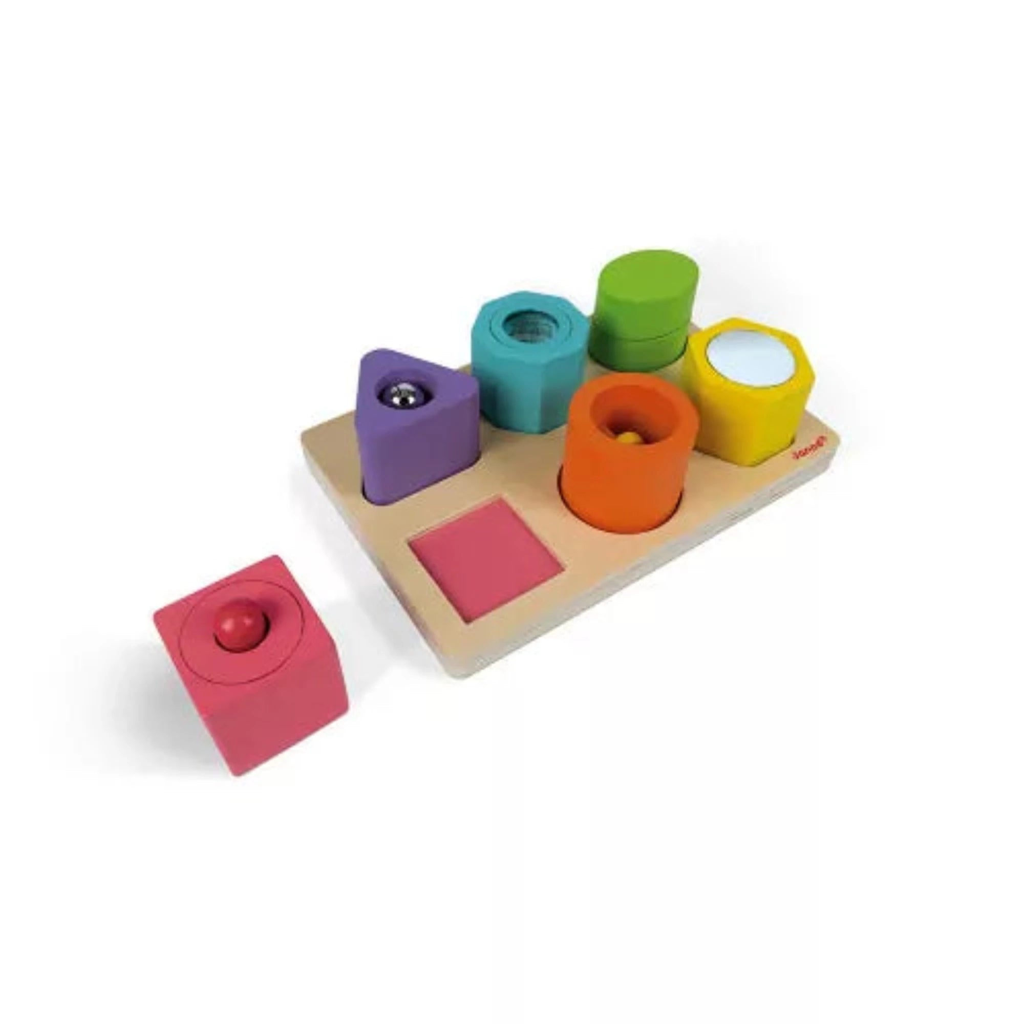 Puzzle 6 blocs Formes et Sons JANOD