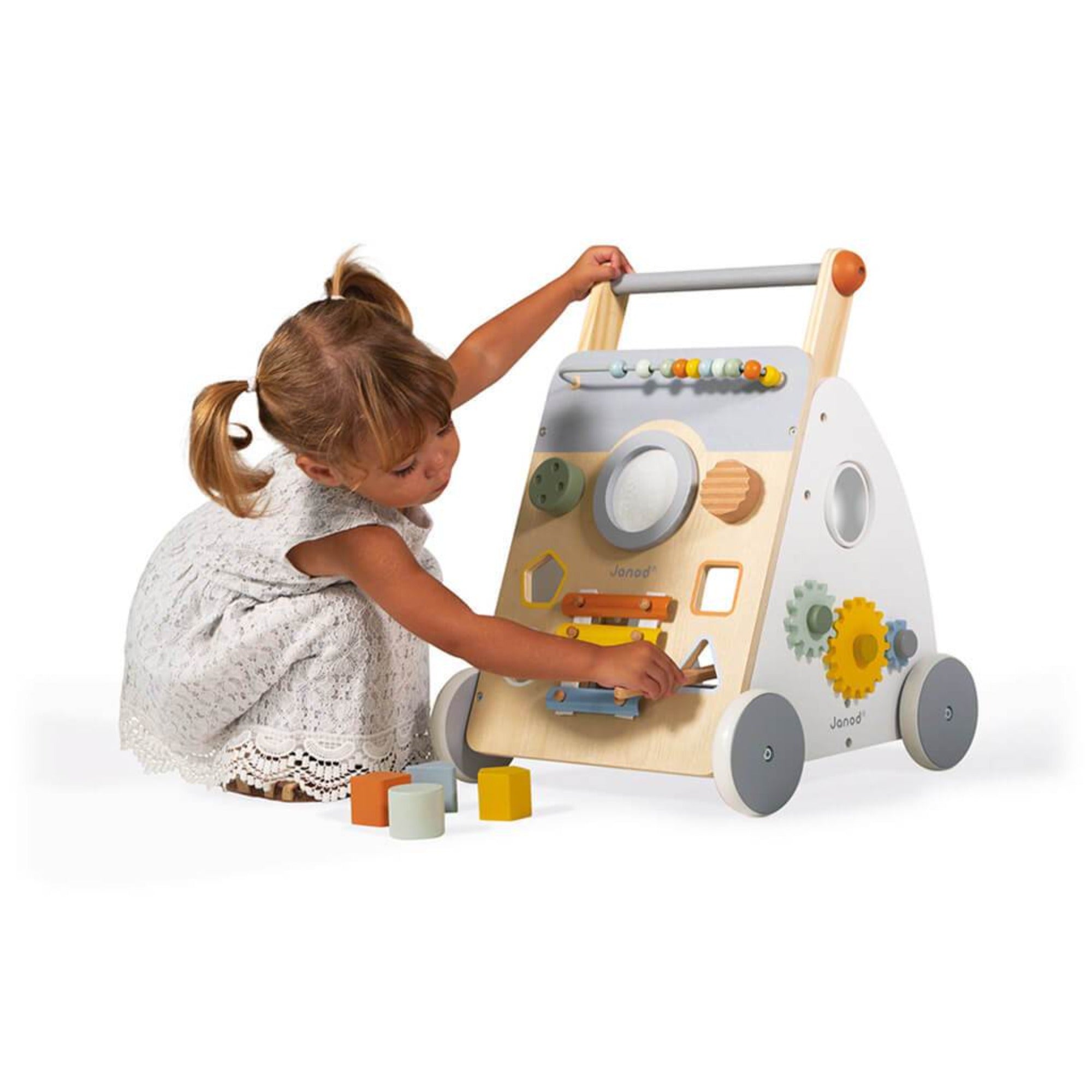 JANOD Sweet Cocoon Trotteur Multi-Activités en Bois 