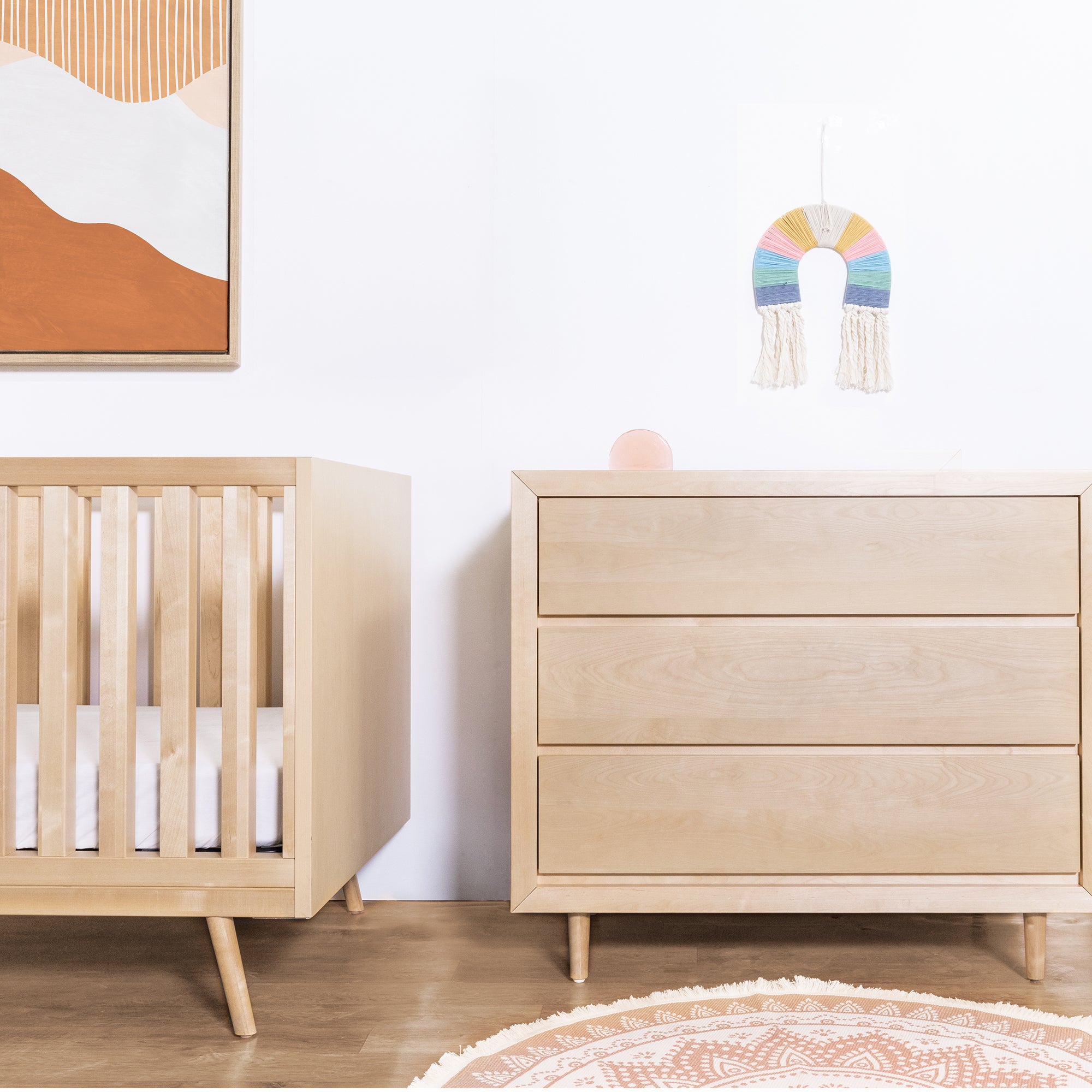 UBABUB Nifty 3-Drawer Dresser -Natural Birch