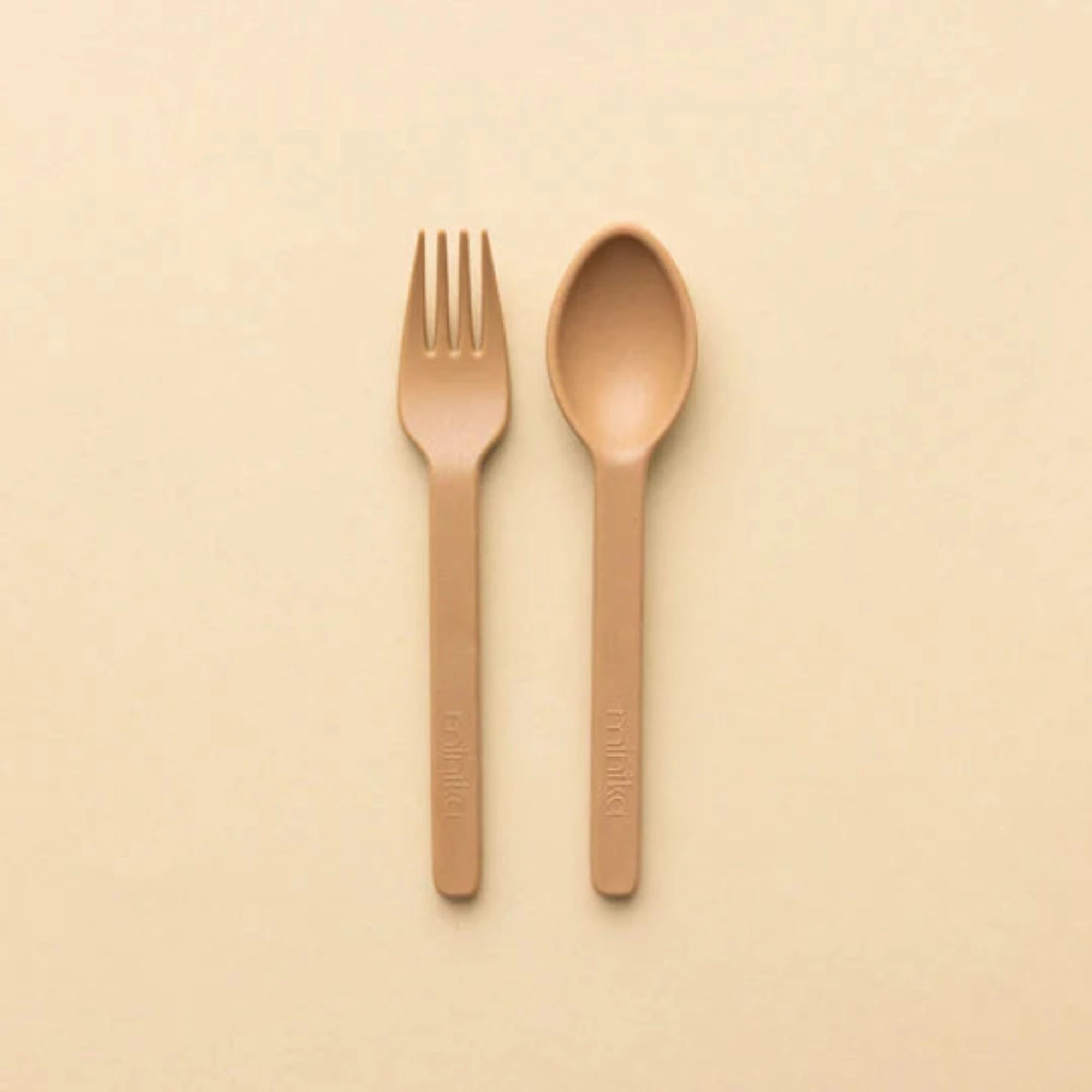 MINIKA Wheat Straw Utensils Set - Almond