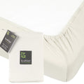 KUSHIES Crib Sheet Organic Jersey - Off White